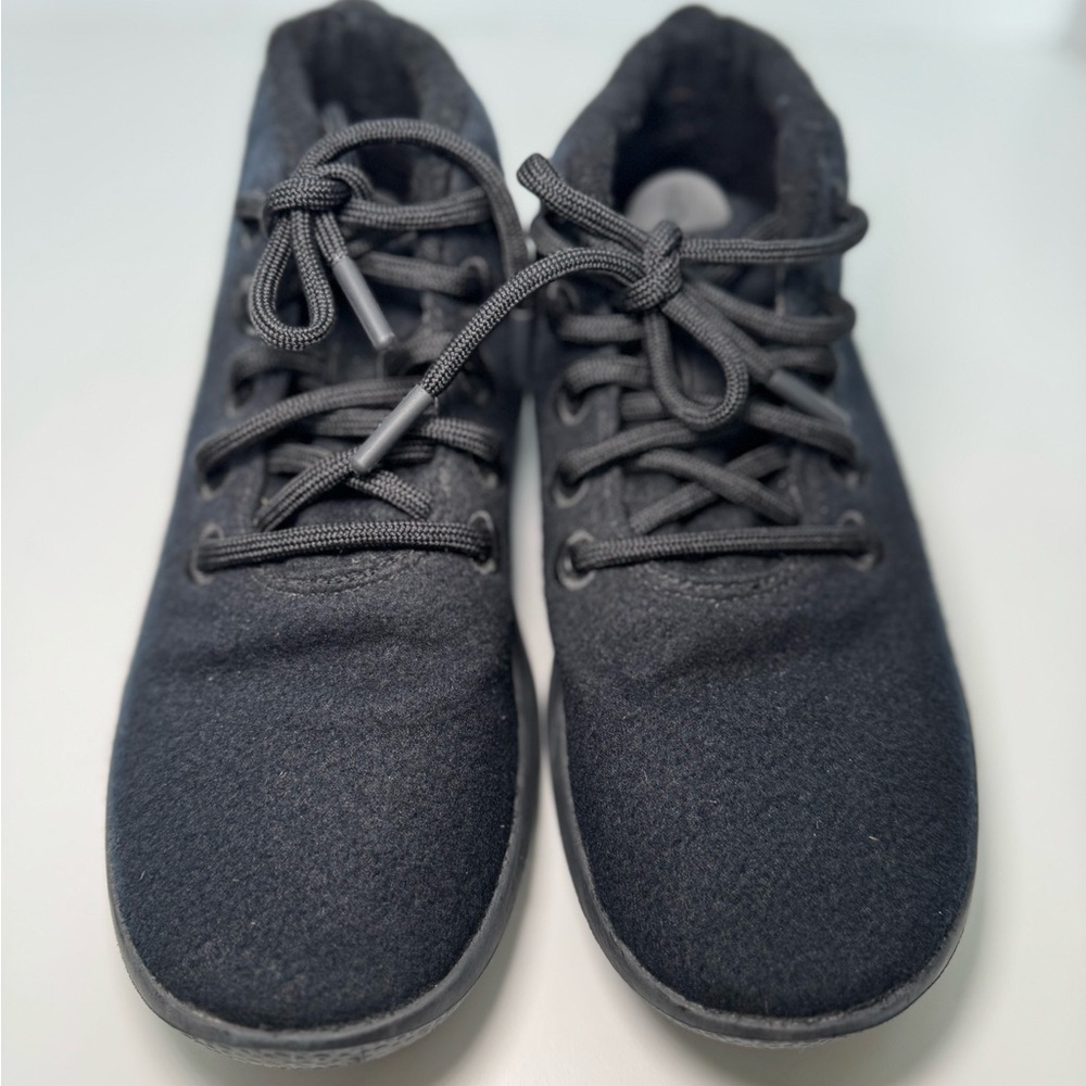 Allbirds Wool Runner black womans 7